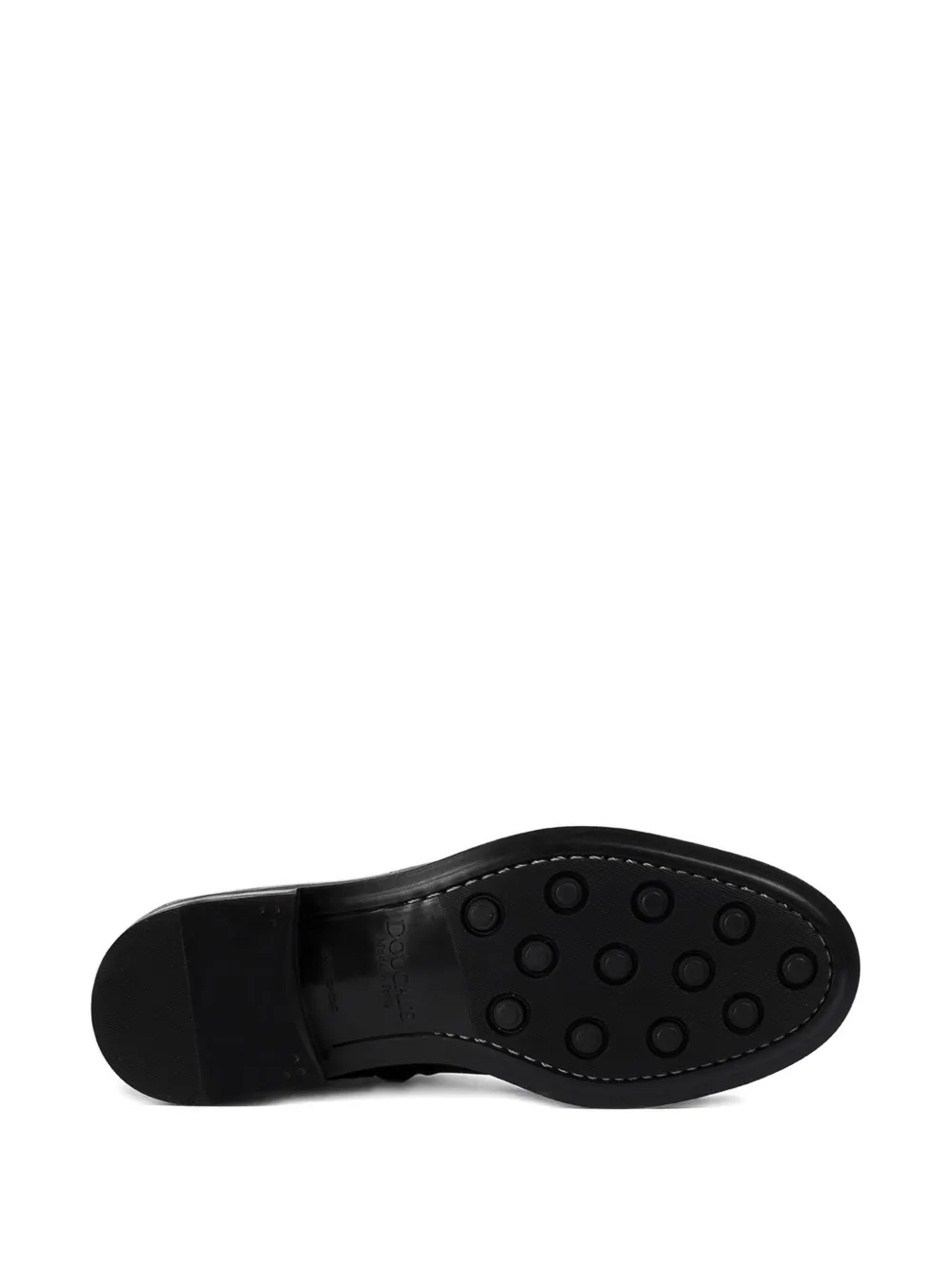 Doucal's zip-up leather boots Zwart