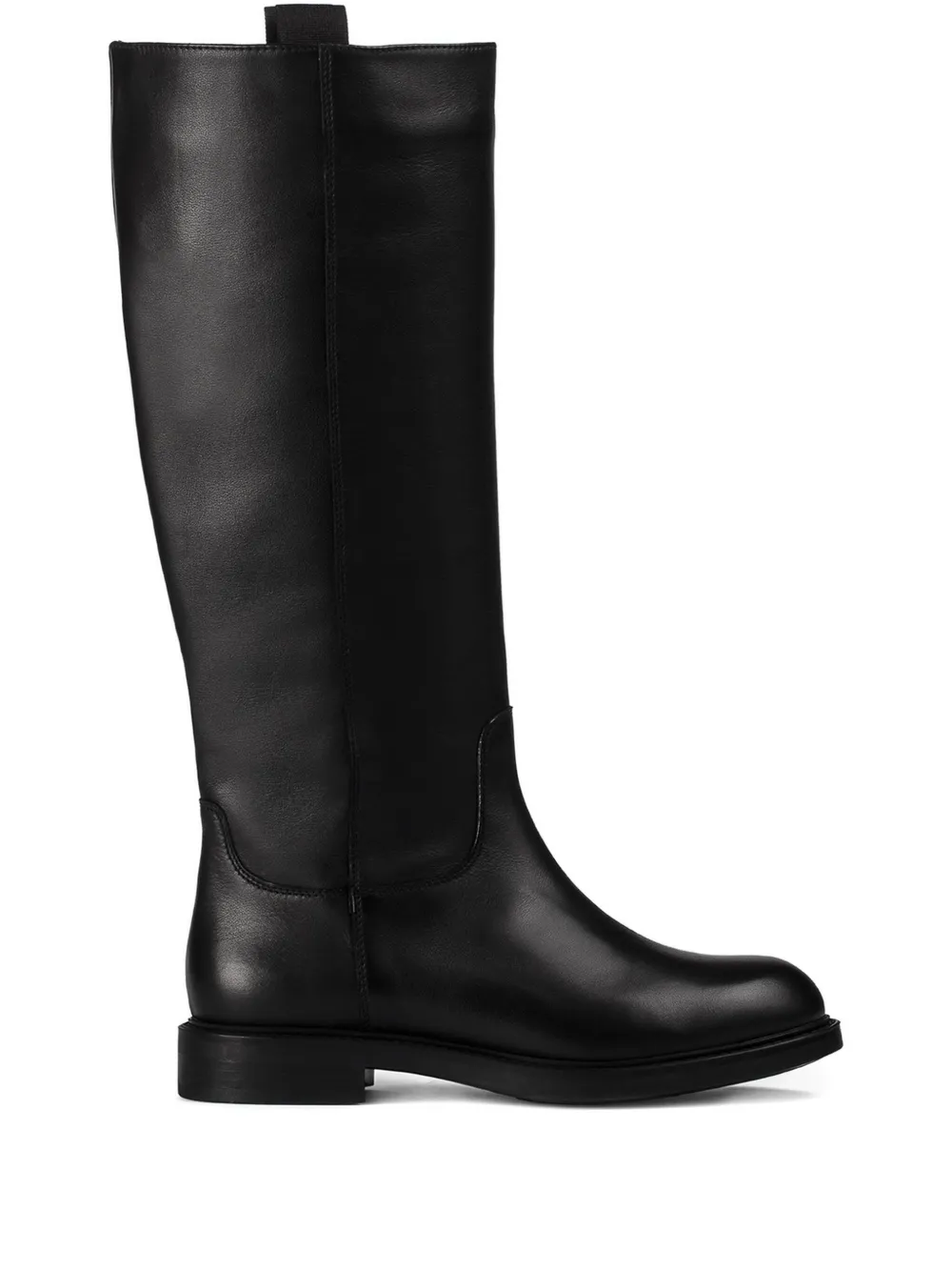 Doucal's Zip-up Leather Boots In Black