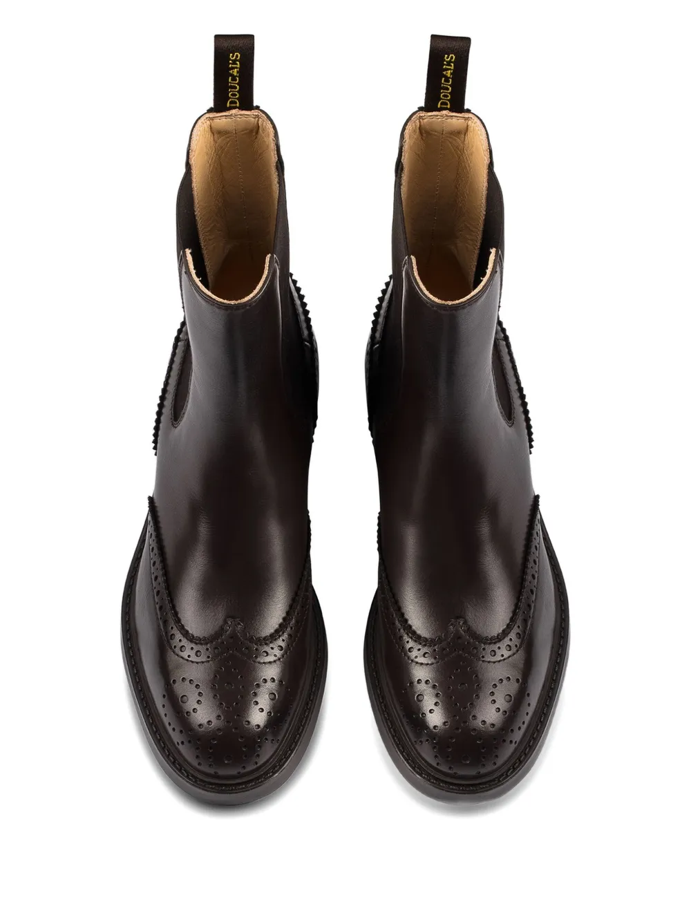 Doucal's leather Chelsea boots Bruin