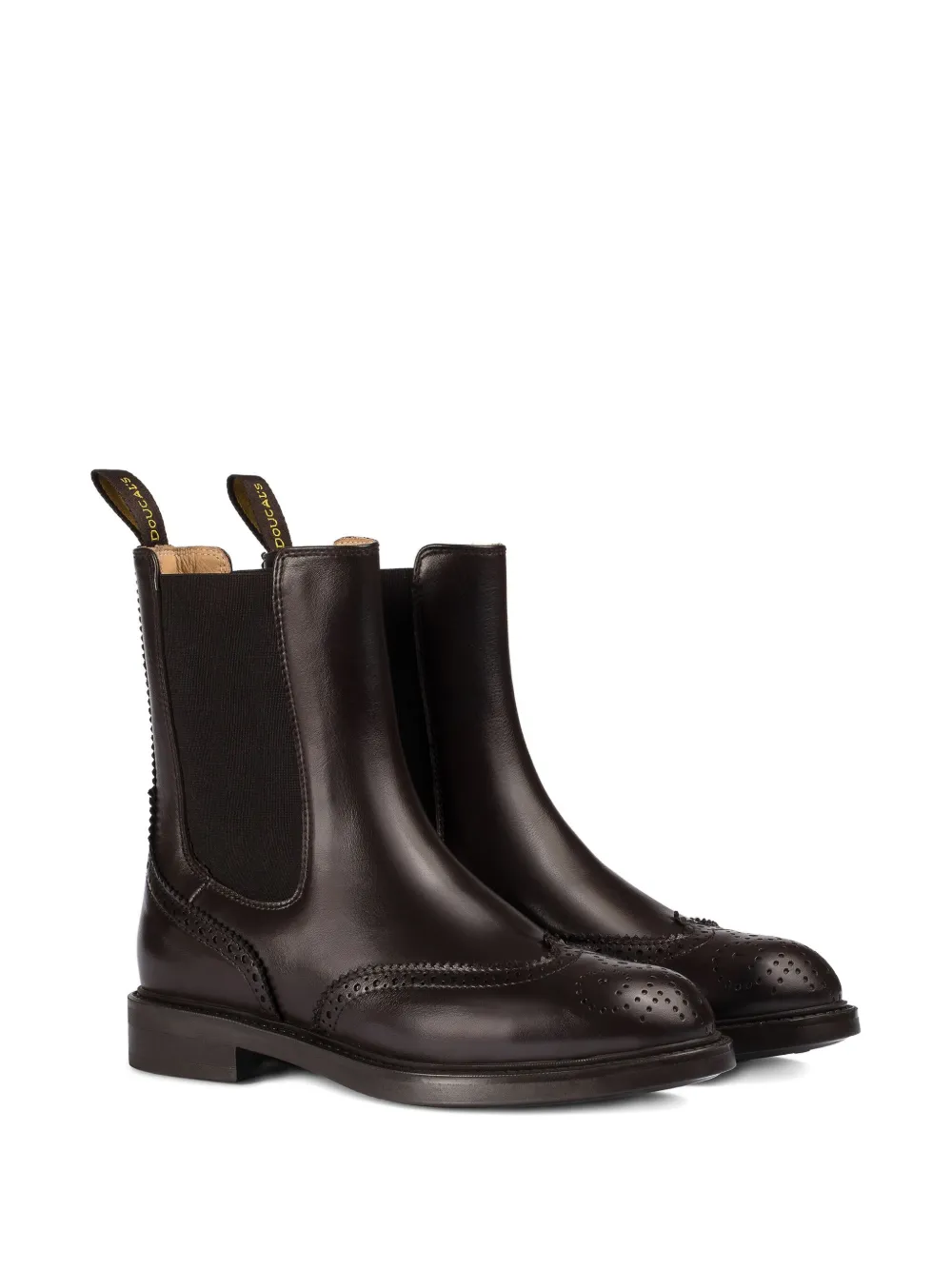 Doucal's leather Chelsea boots Bruin