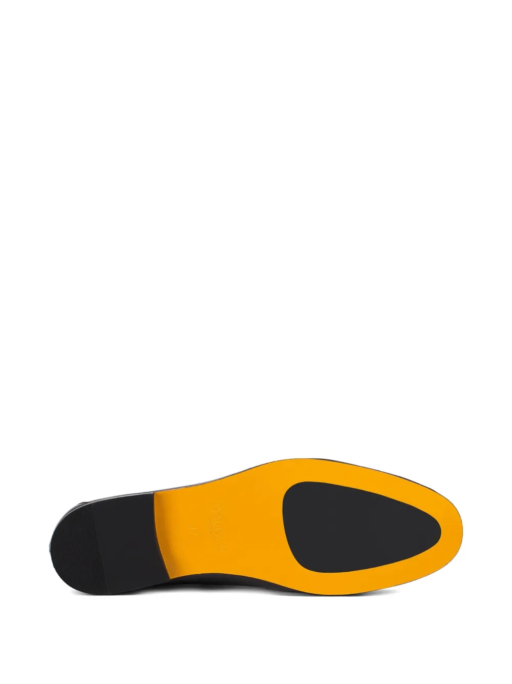 Doucal's Leather Double-buckle Loafer In Gray
