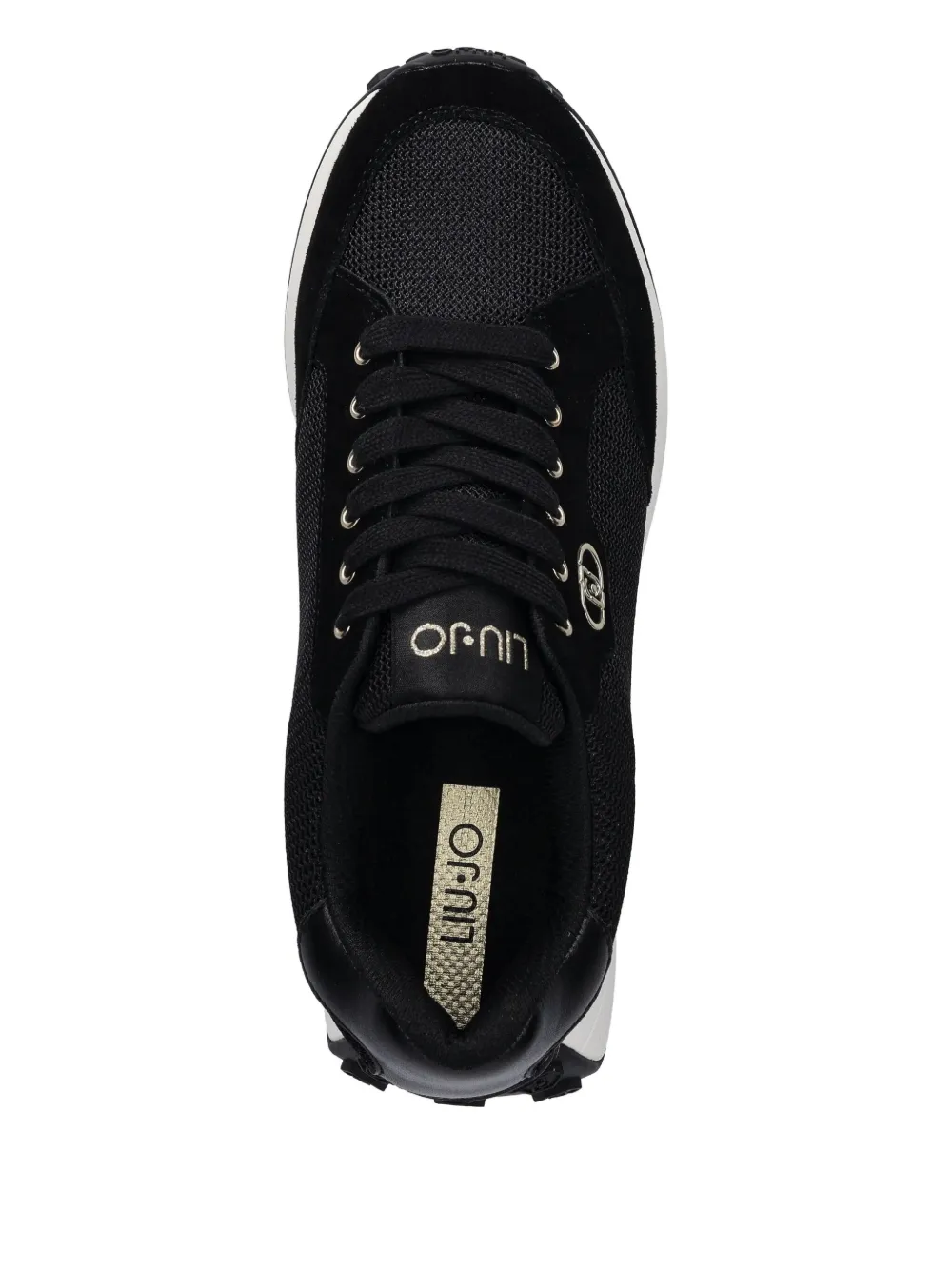 LIU JO Sneakers met logoplakkaat Zwart