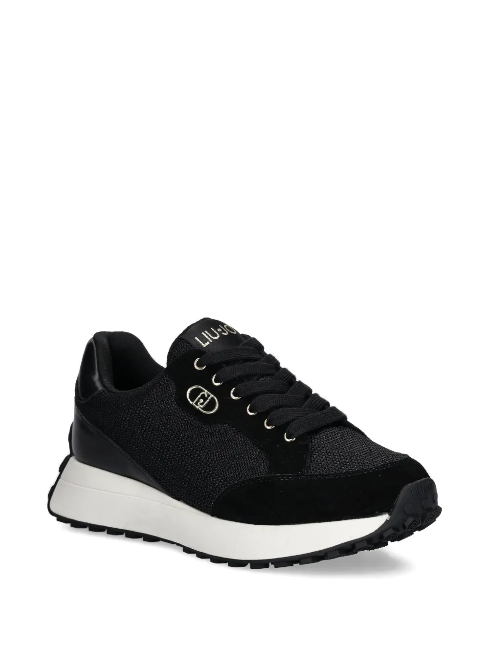 LIU JO Sneakers met logoplakkaat Zwart