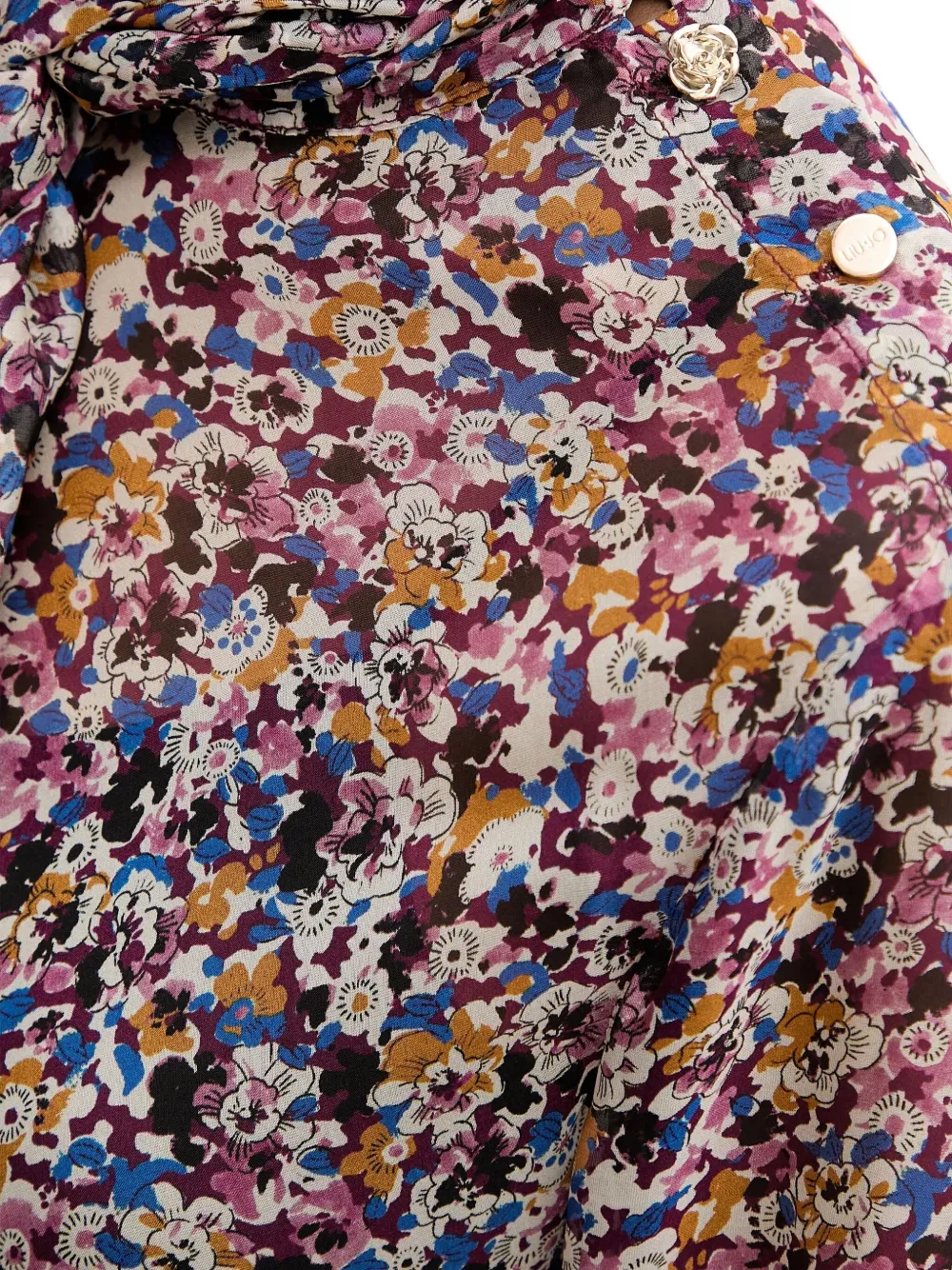 LIU JO Blouse met bloemenpatroon Zwart