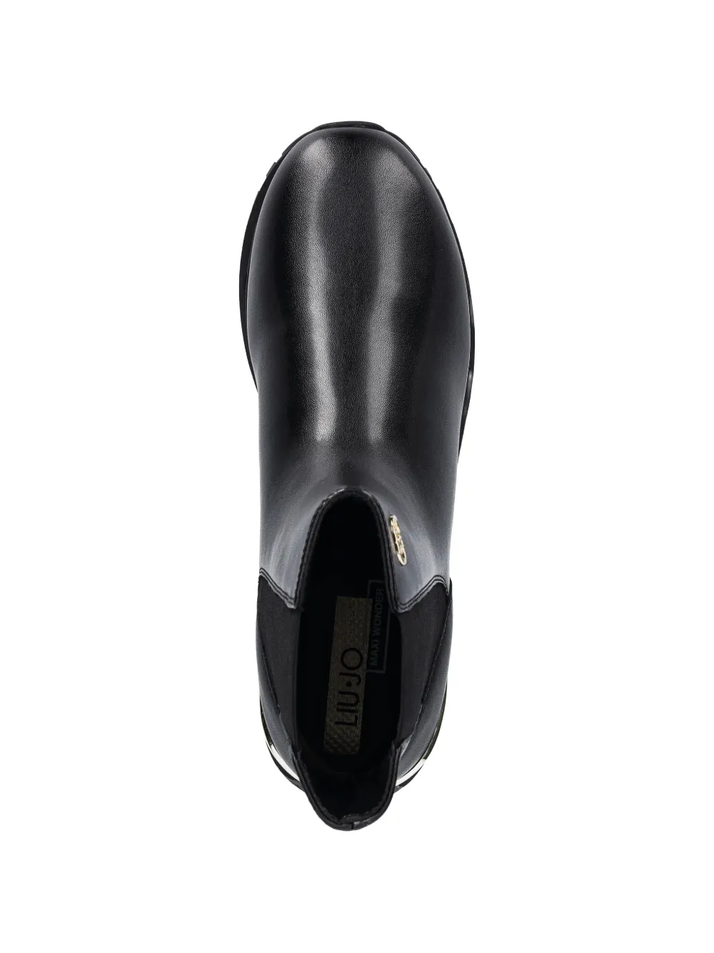 LIU JO Chelsea laarzen met logoplakkaat Zwart