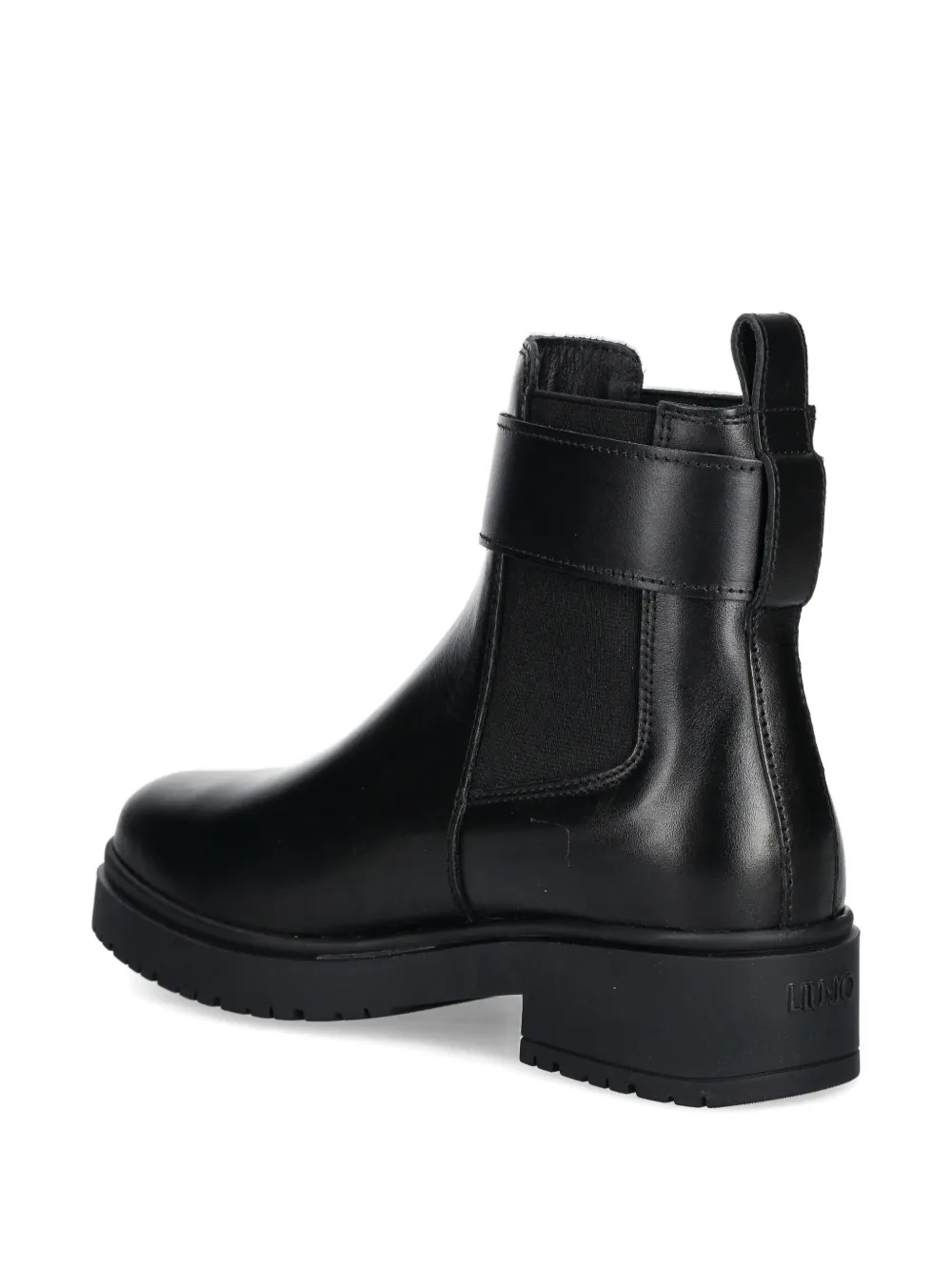 Liu •jo Strap-detail Boots In Black