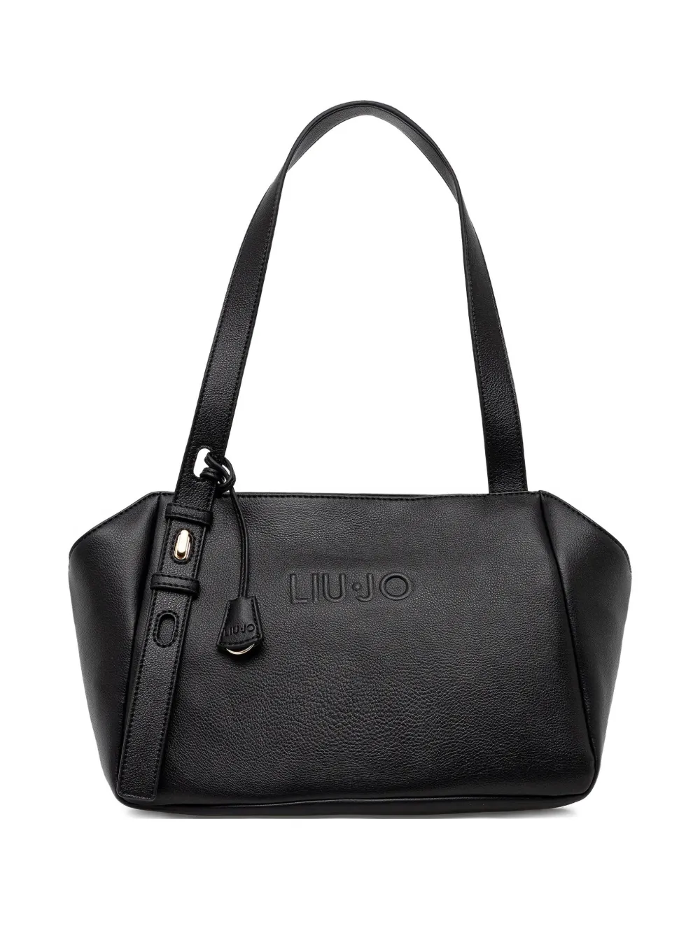 Liu •jo Logo-embossed Tote Bag In Black