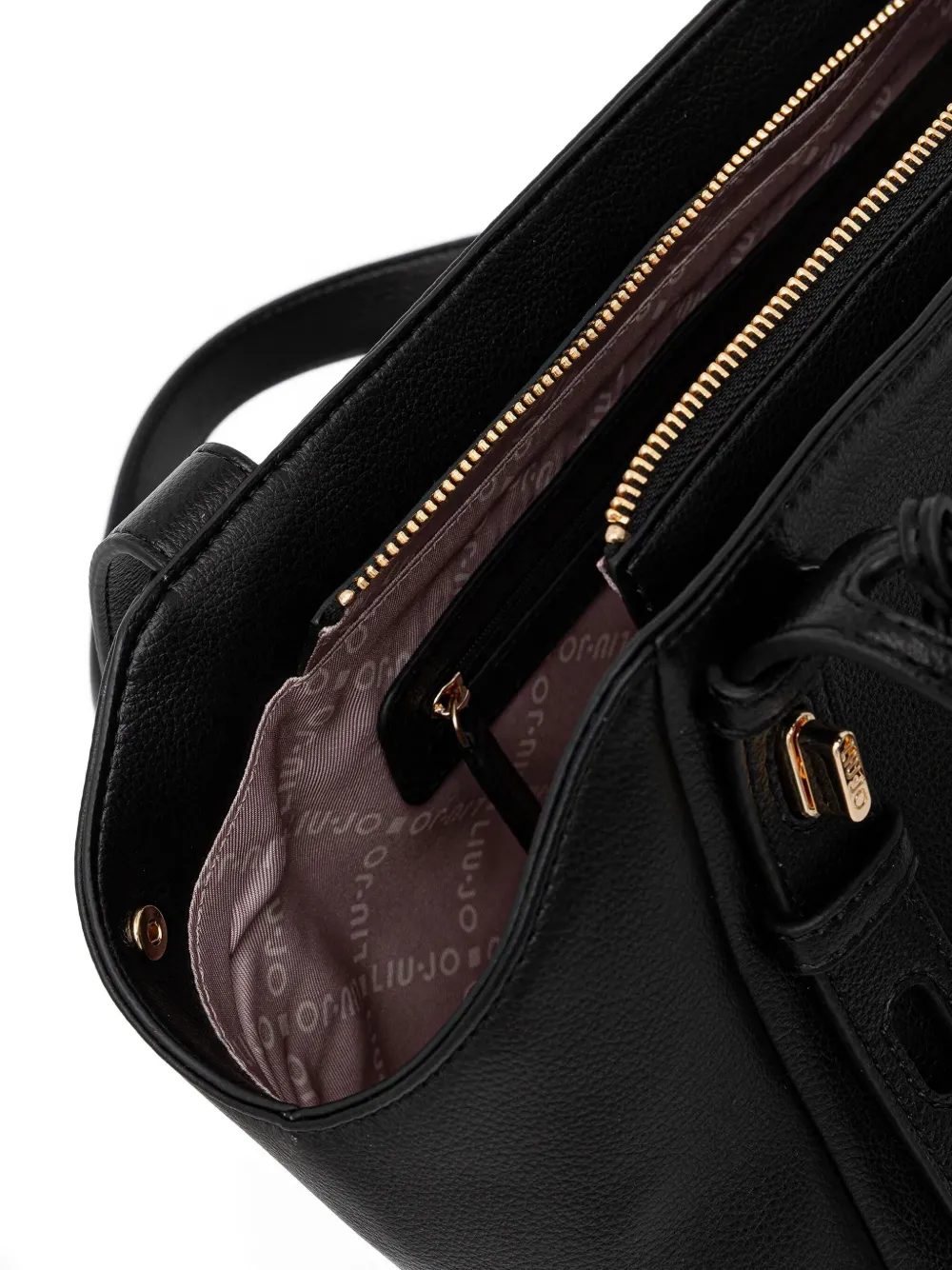 Liu •jo Logo-embossed Tote Bag In Black