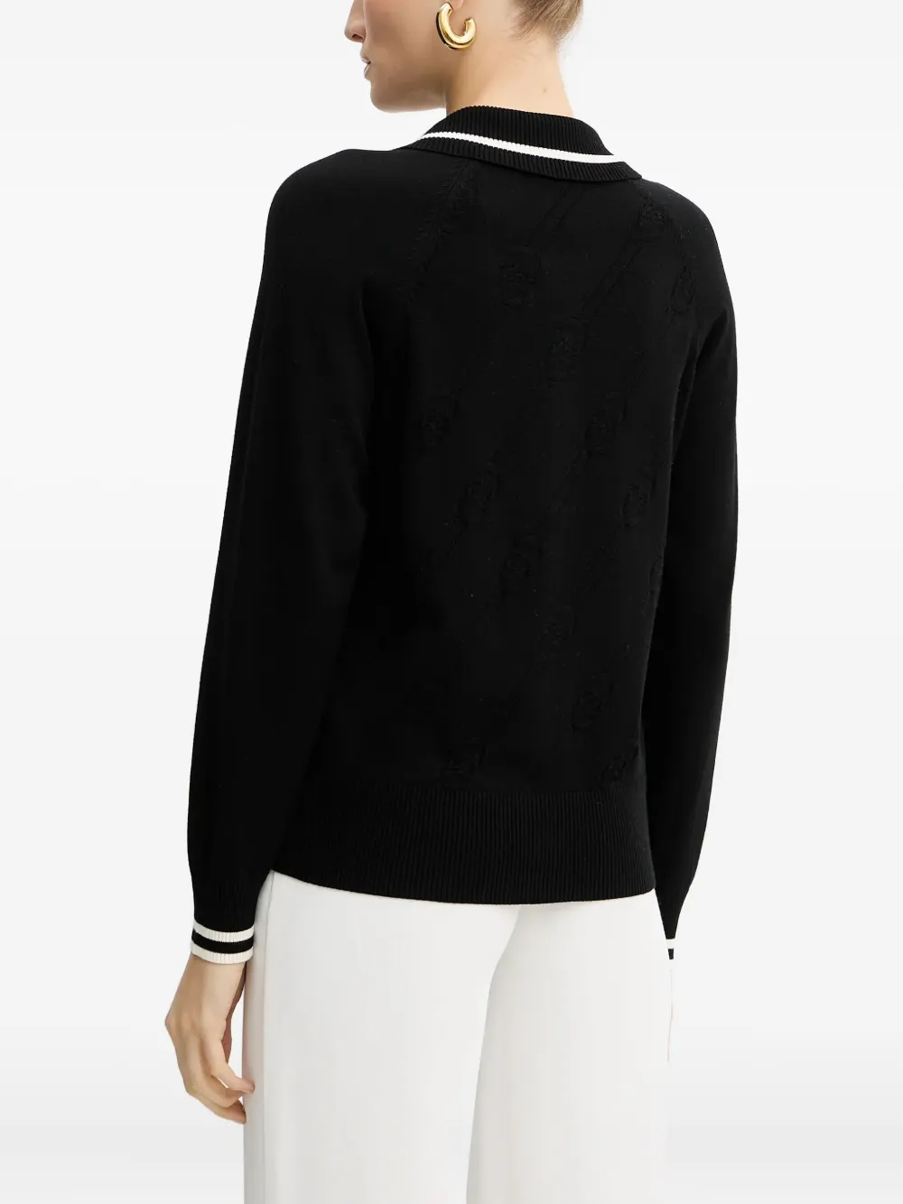 Liu •jo Zip-fastening Cardigan In Black