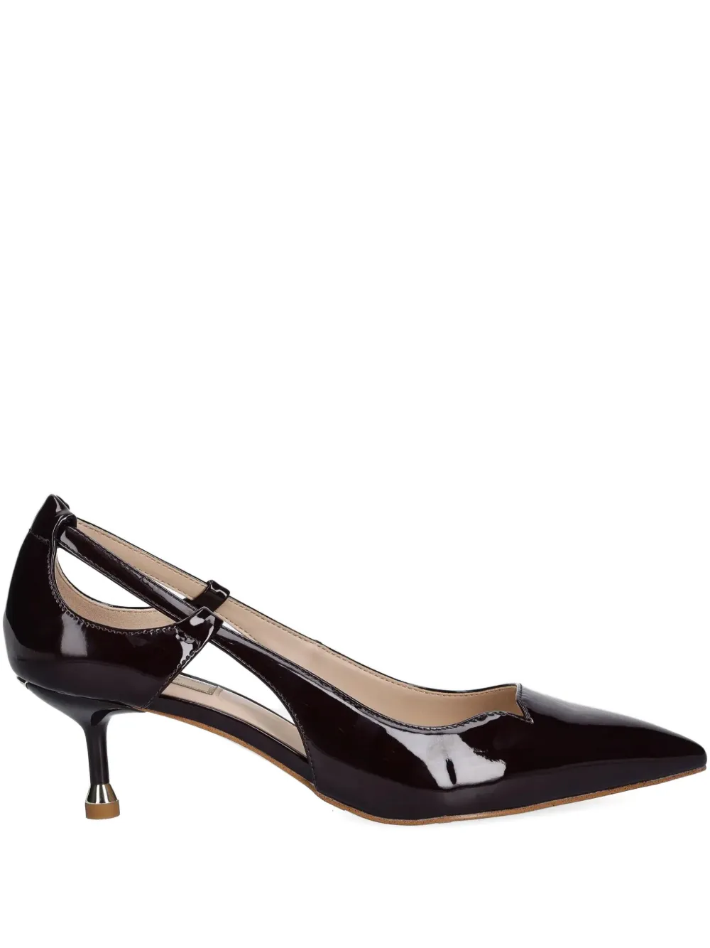 Liu •jo 55mm Cut-out Pointed-toe Pumps In Brown
