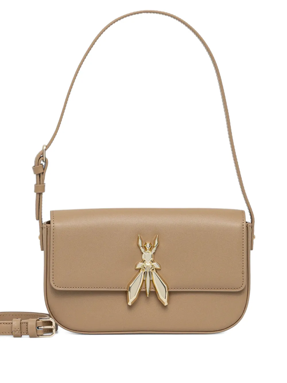 Patrizia Pepe Essential Fly Shoulder Bag In Purple