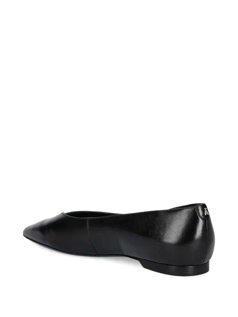 Patrizia Pepe Pointed-toe Ballet Flats In Black