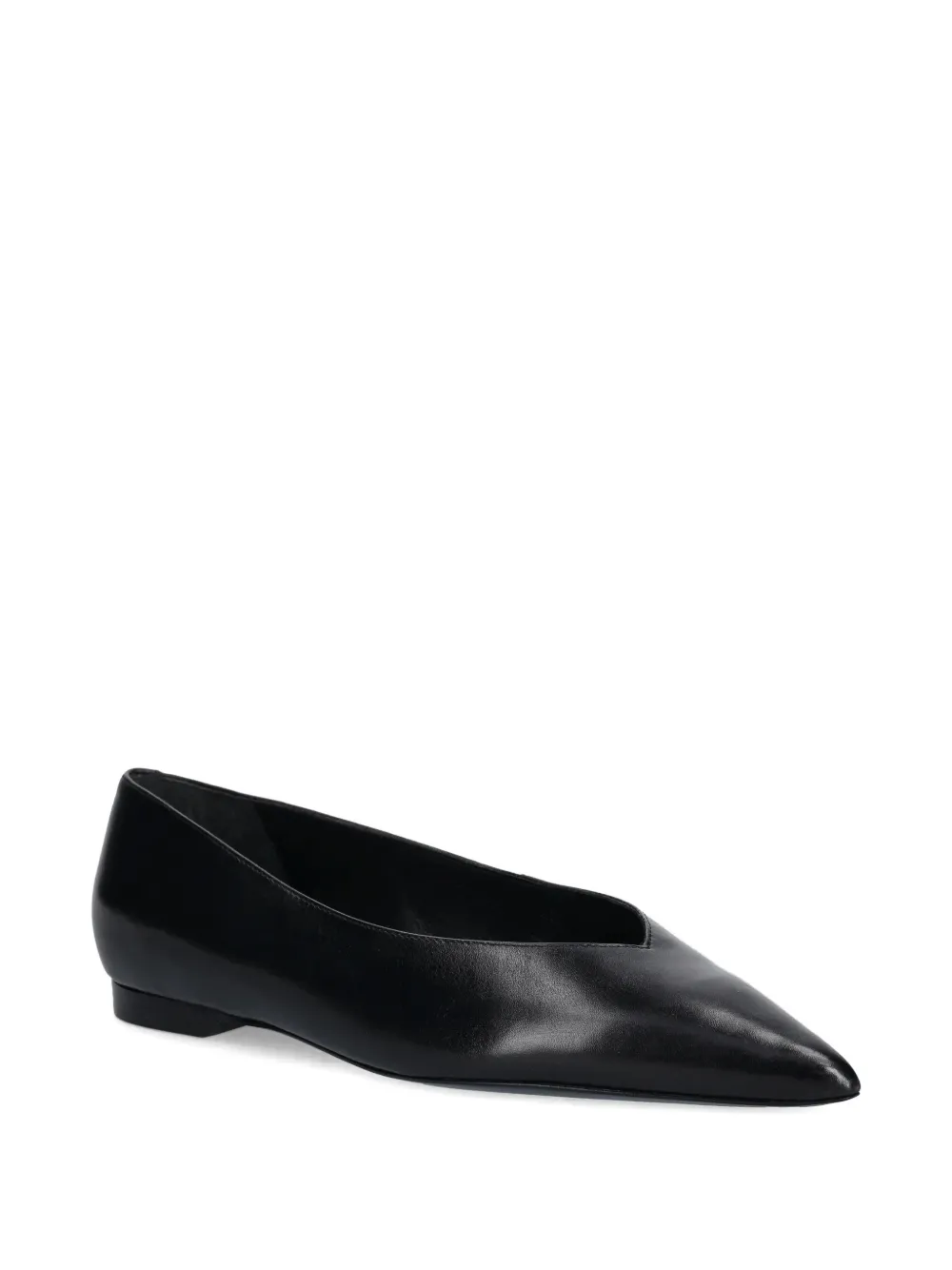 Patrizia Pepe Pointed-toe Ballet Flats In Black