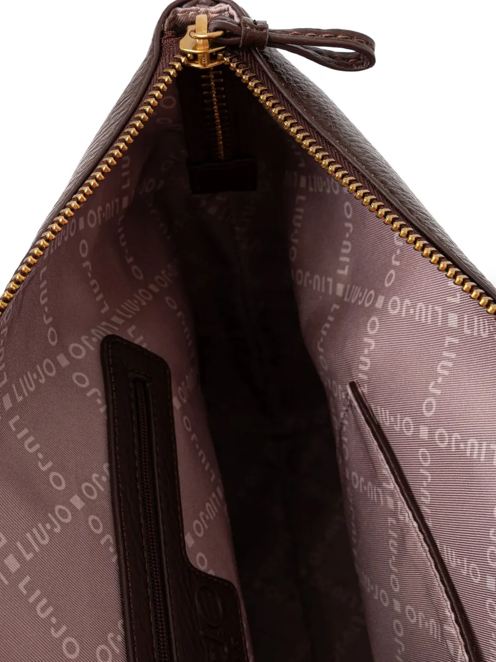Liu •jo Zip-fastening Charm-detail Tote Bag In Brown