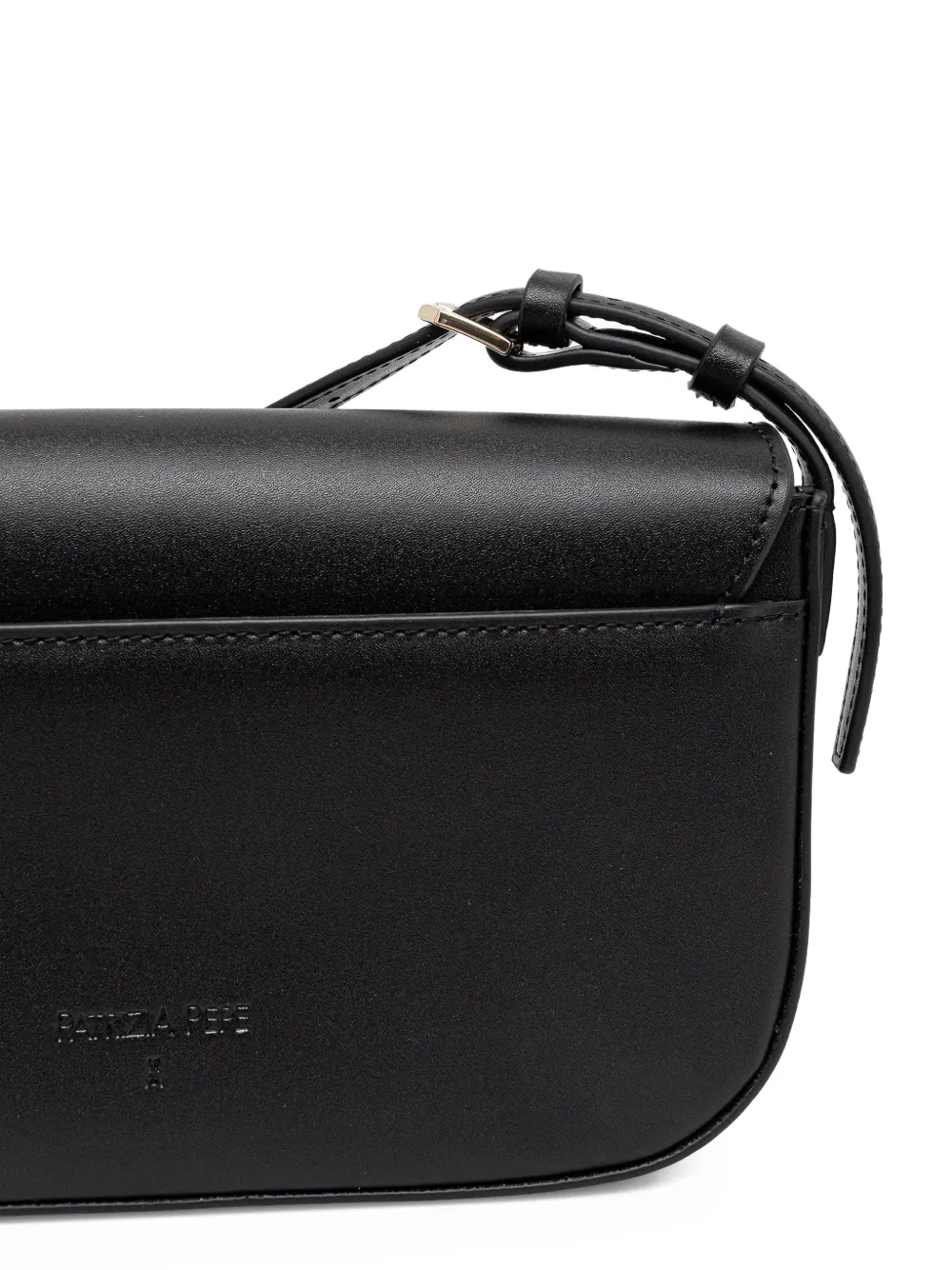 Patrizia Pepe Crossbodytas met logodetail Zwart