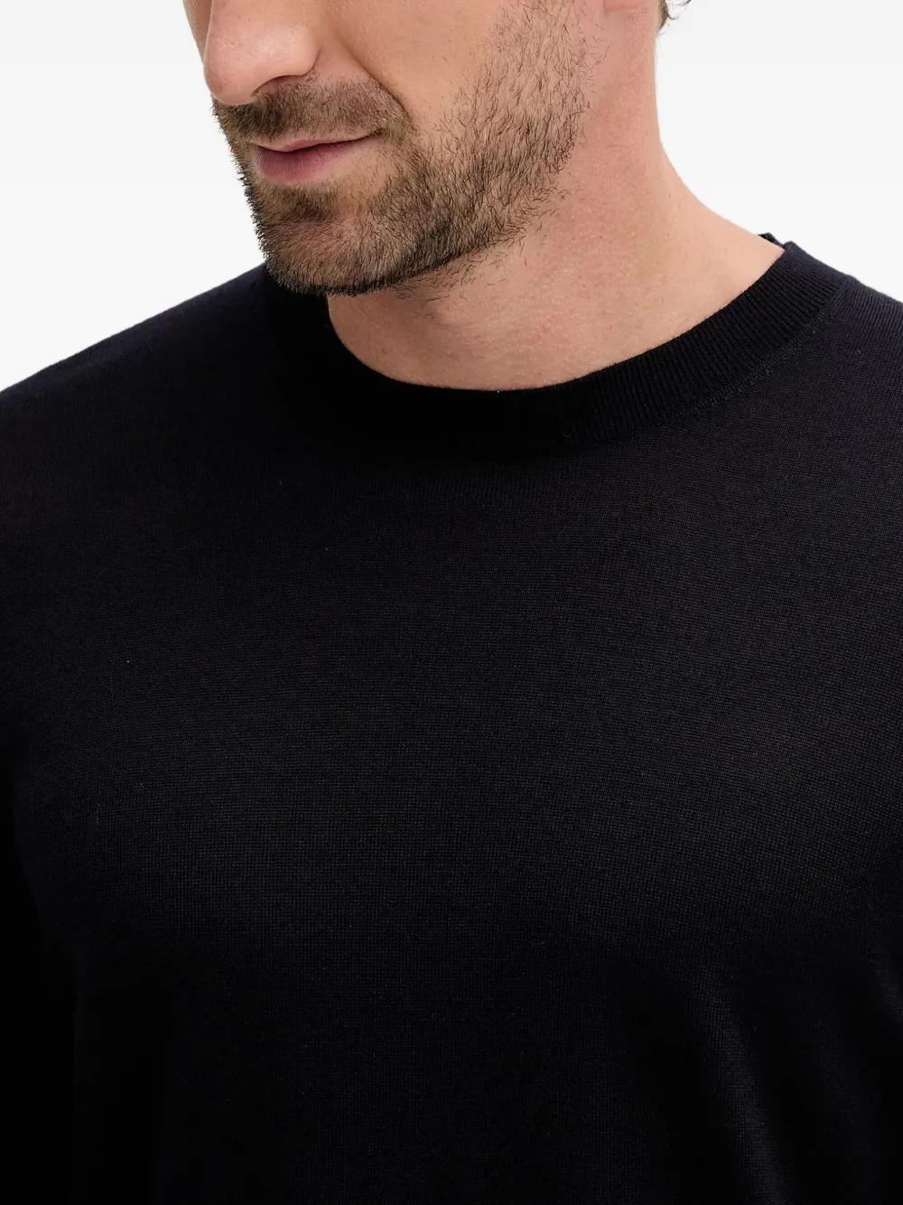 LIU JO Sweater met logoplakkaat Blauw