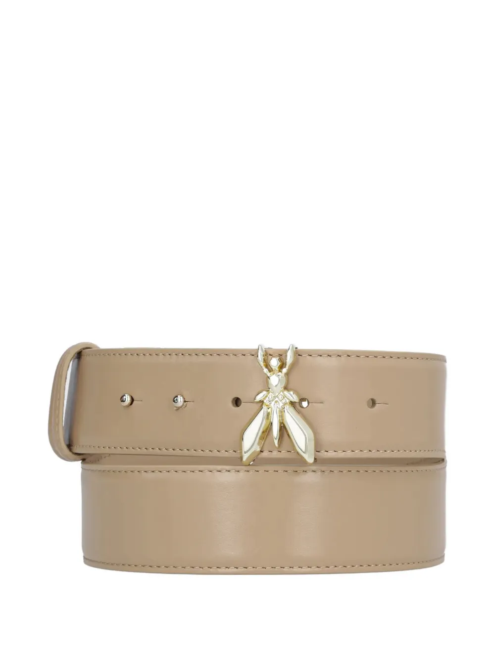 Patrizia Pepe Fly-buckle Belt In Neutral