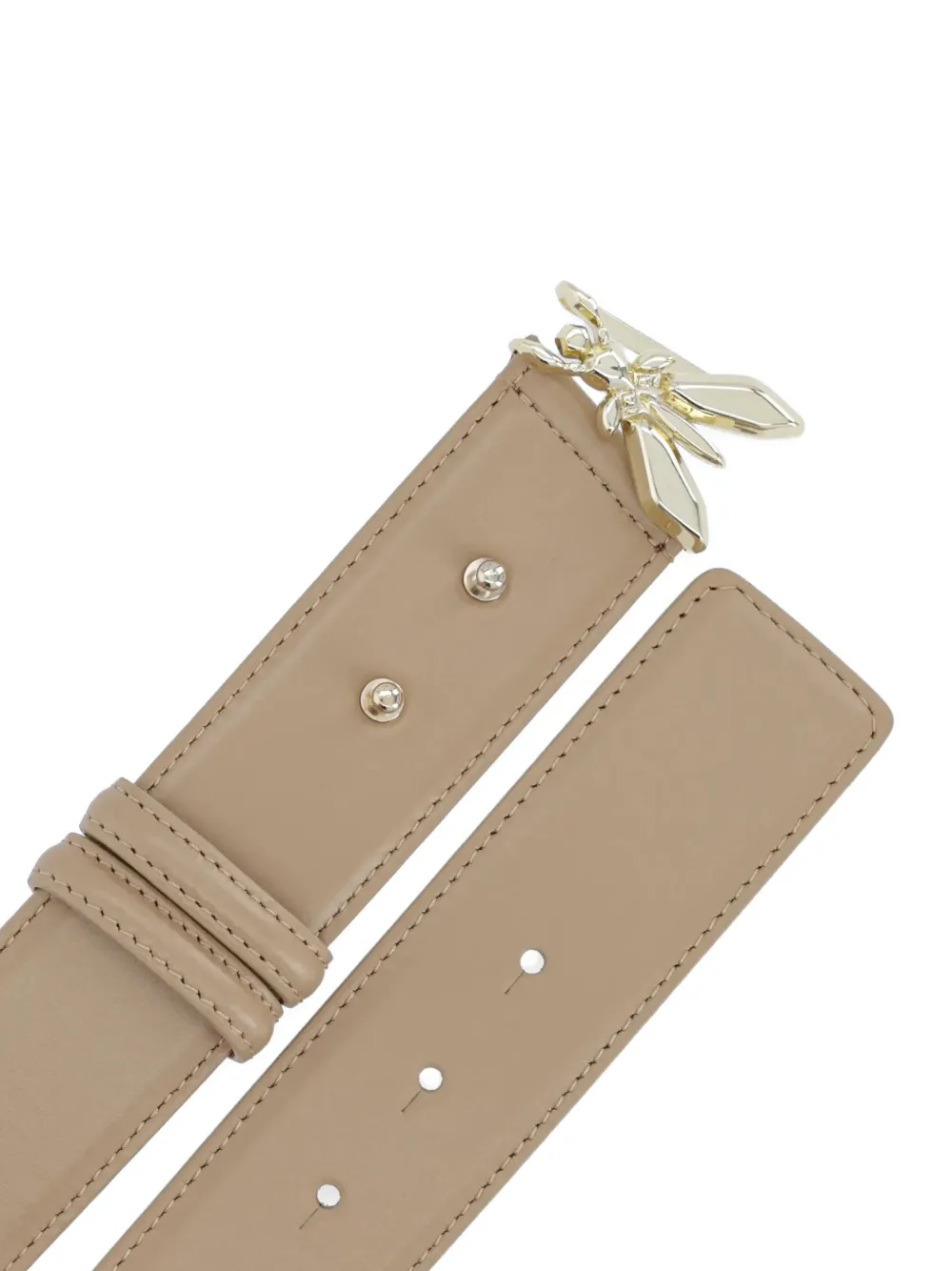 Patrizia Pepe Fly-buckle belt - Beige