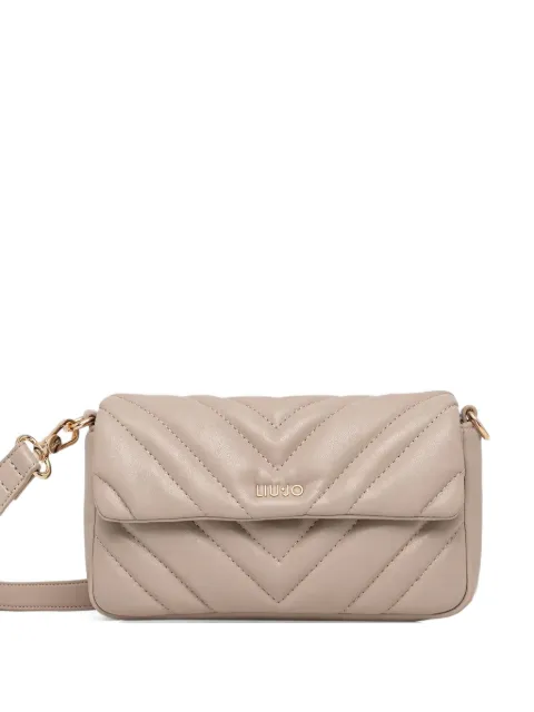 LIU JO chevron-pattern satchel