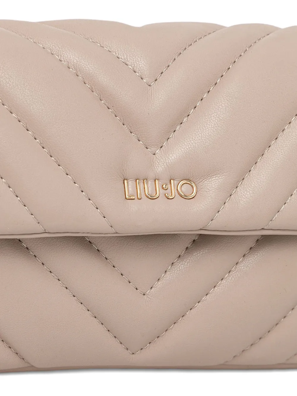 LIU JO Boekentas met chevron patroon Beige