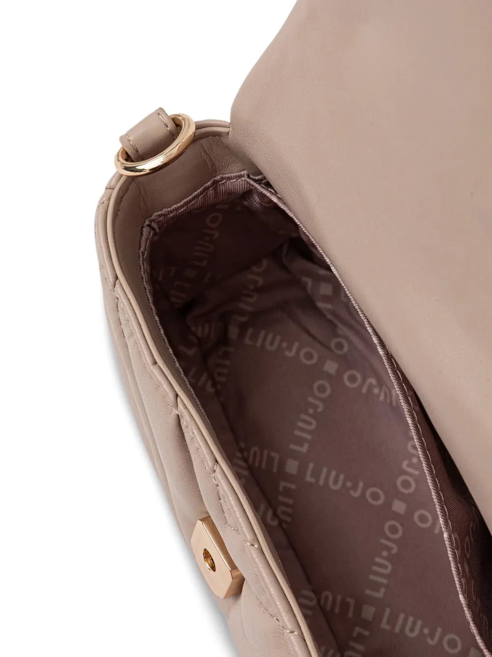 LIU JO Boekentas met chevron patroon Beige