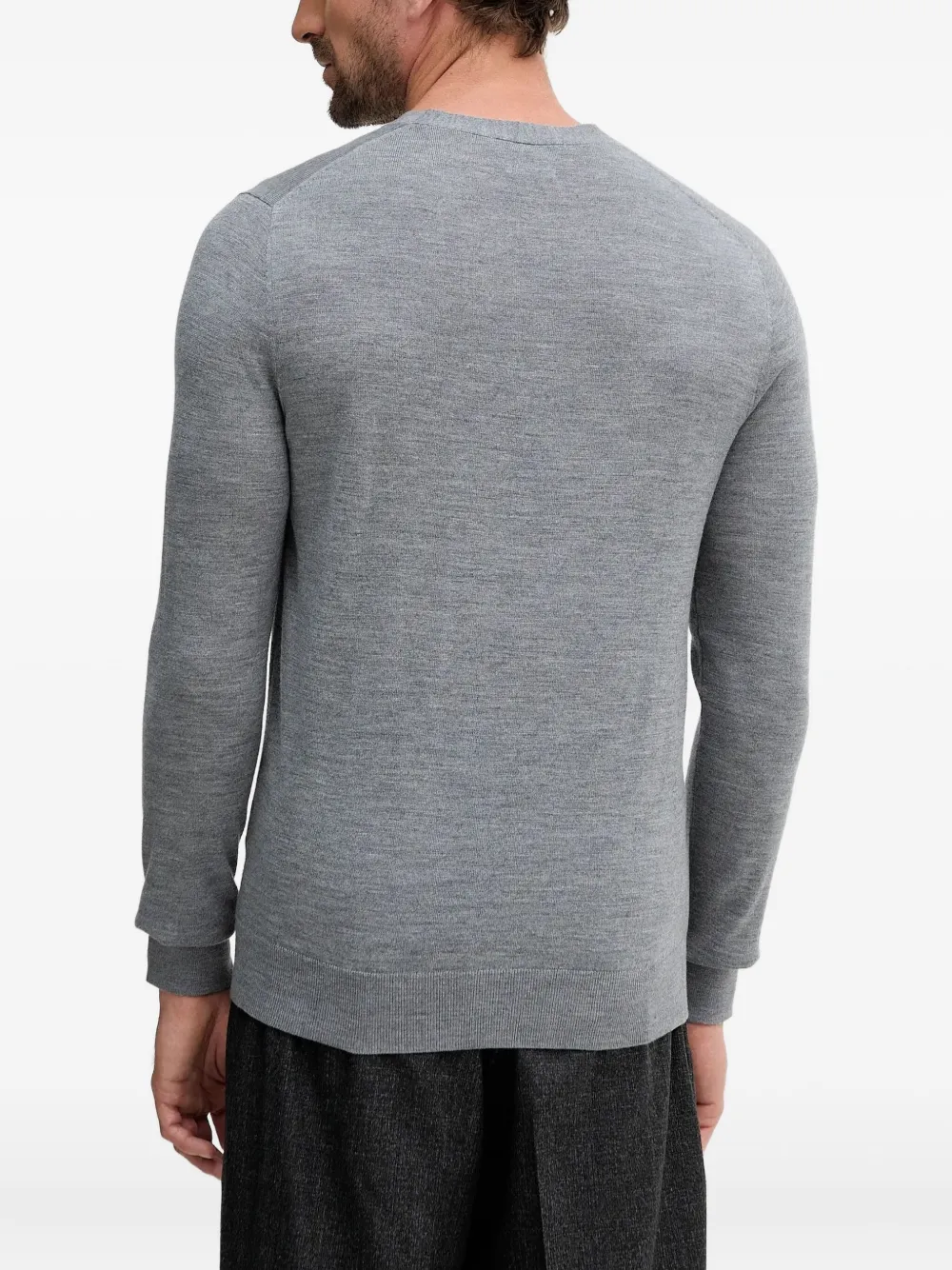 Liu •jo Crew-neck Sweater In Gray