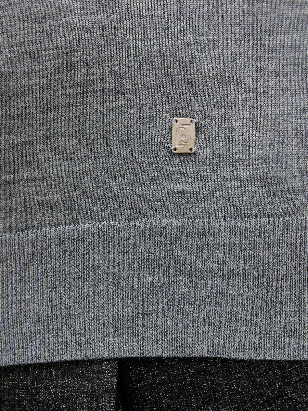 Liu •jo Crew-neck Sweater In Gray