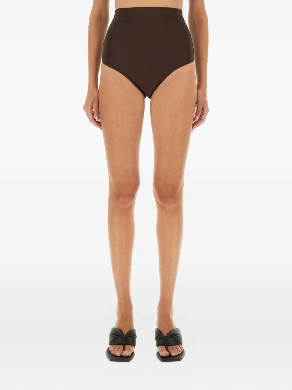 Rick Owens High-waist Mini Shorts In Black