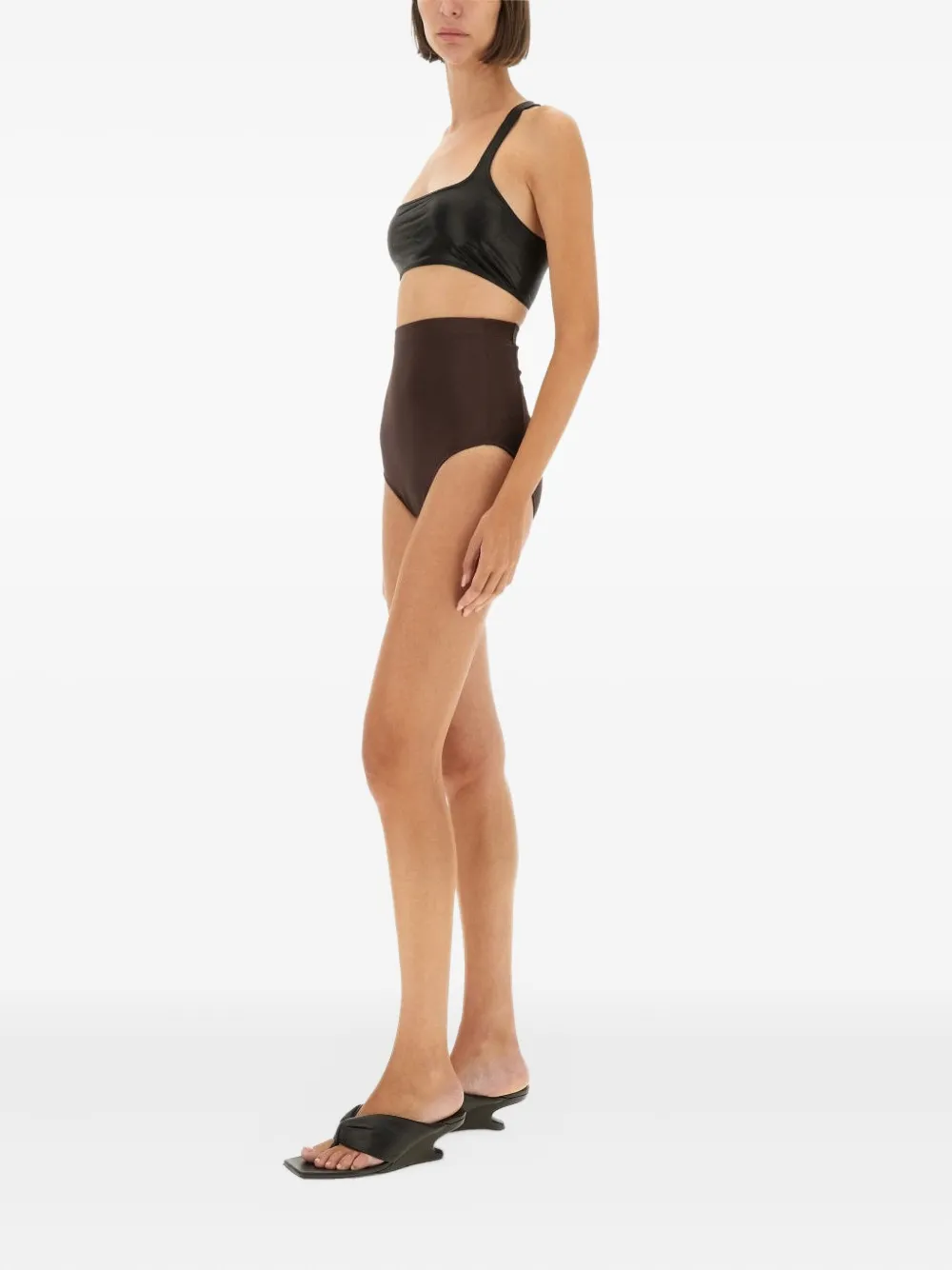 Rick Owens High-waist Mini Shorts In Black