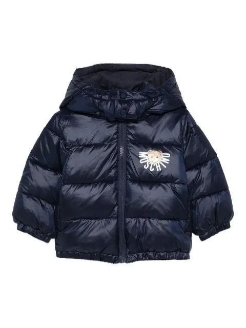 Moschino Kids logo-print padded jacket