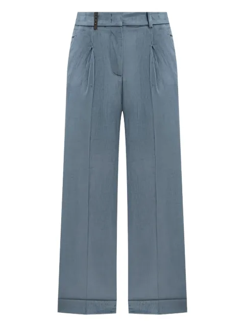 Peserico pantalones con pinzas en la parte delantera