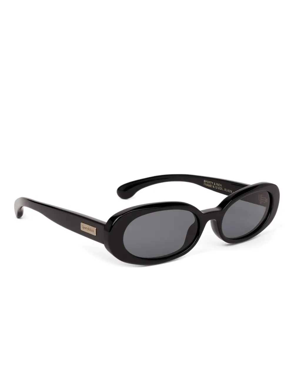 Sporty & Rich oval-frame sunglasses - Zwart