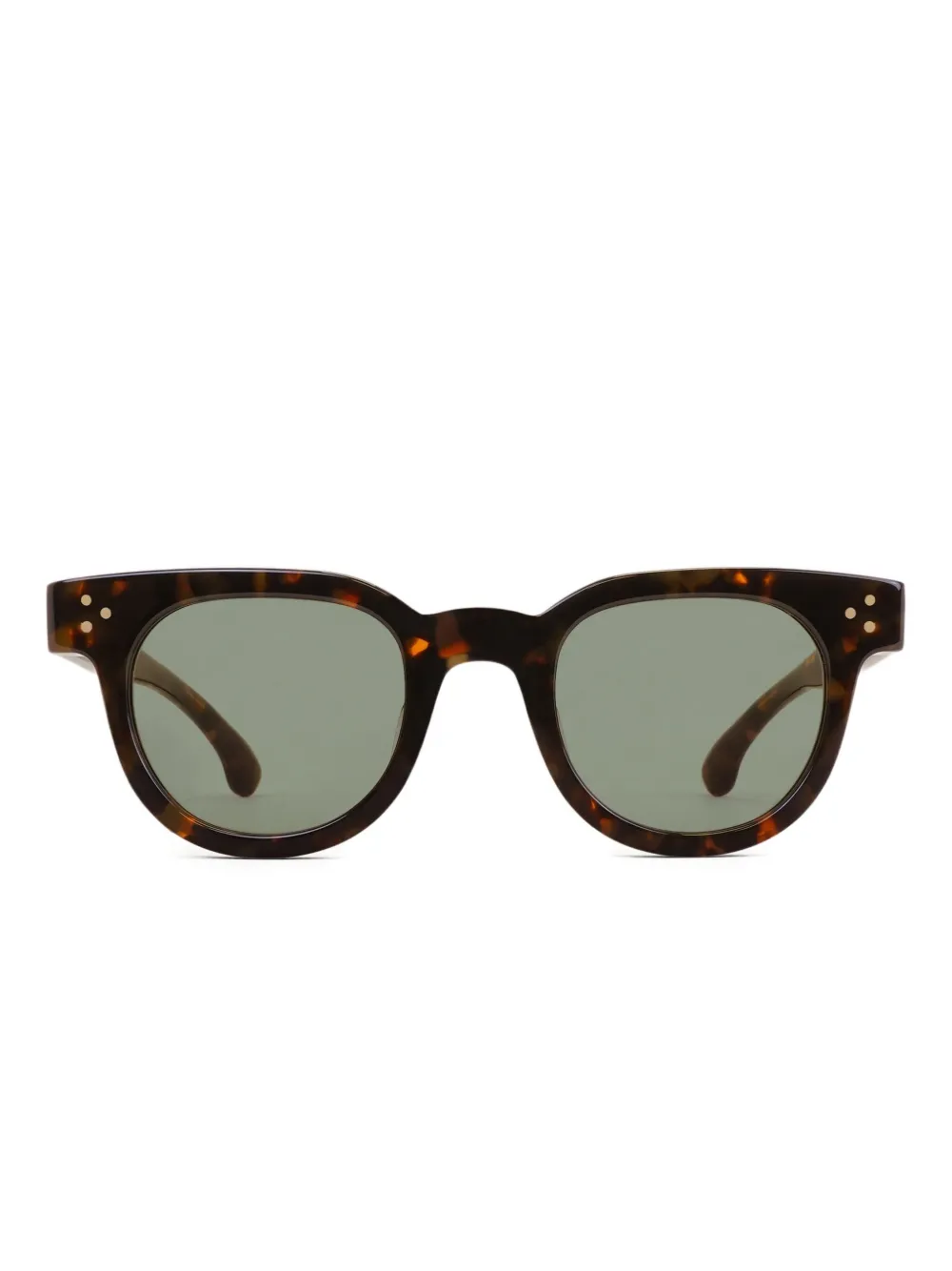 Sporty & Rich tortoiseshell round-frame sunglasses | Brown | Image 1