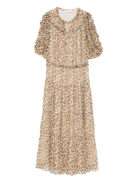 Ulla Johnson ruffled floral-print midi dress