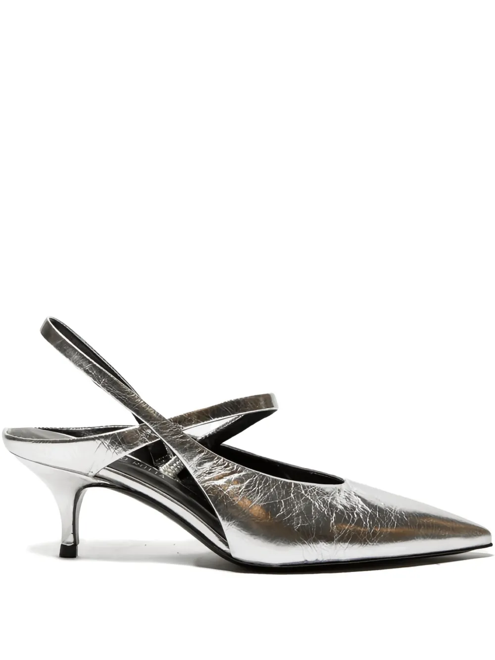 GUGLIELMO ROTTA 55 mm Arven Scratch pumps Zilver