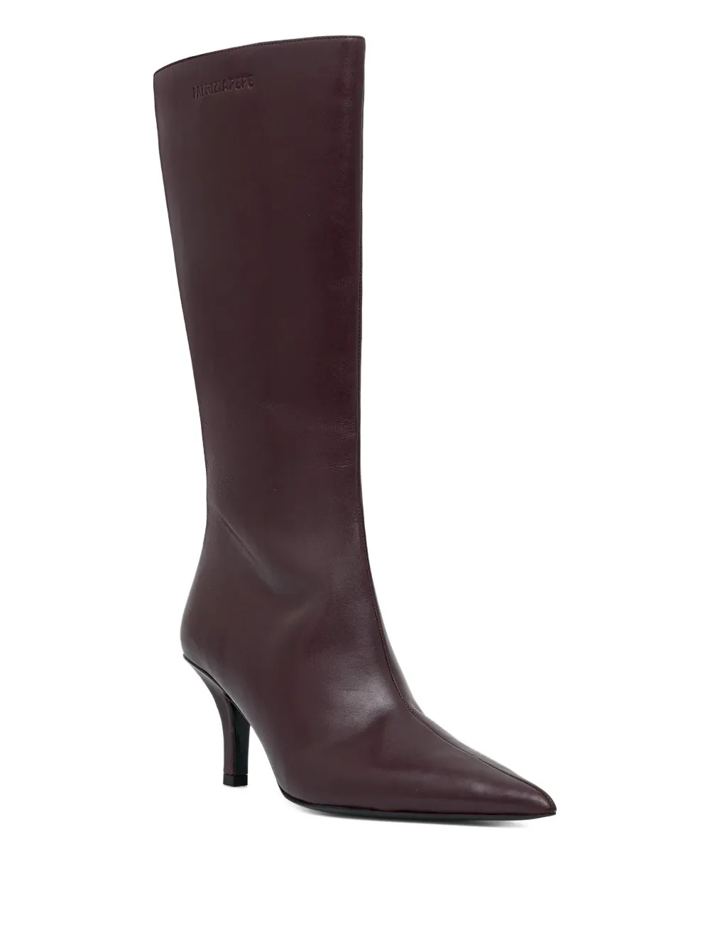 Patrizia Pepe 75mm pointed-toe boots Rood