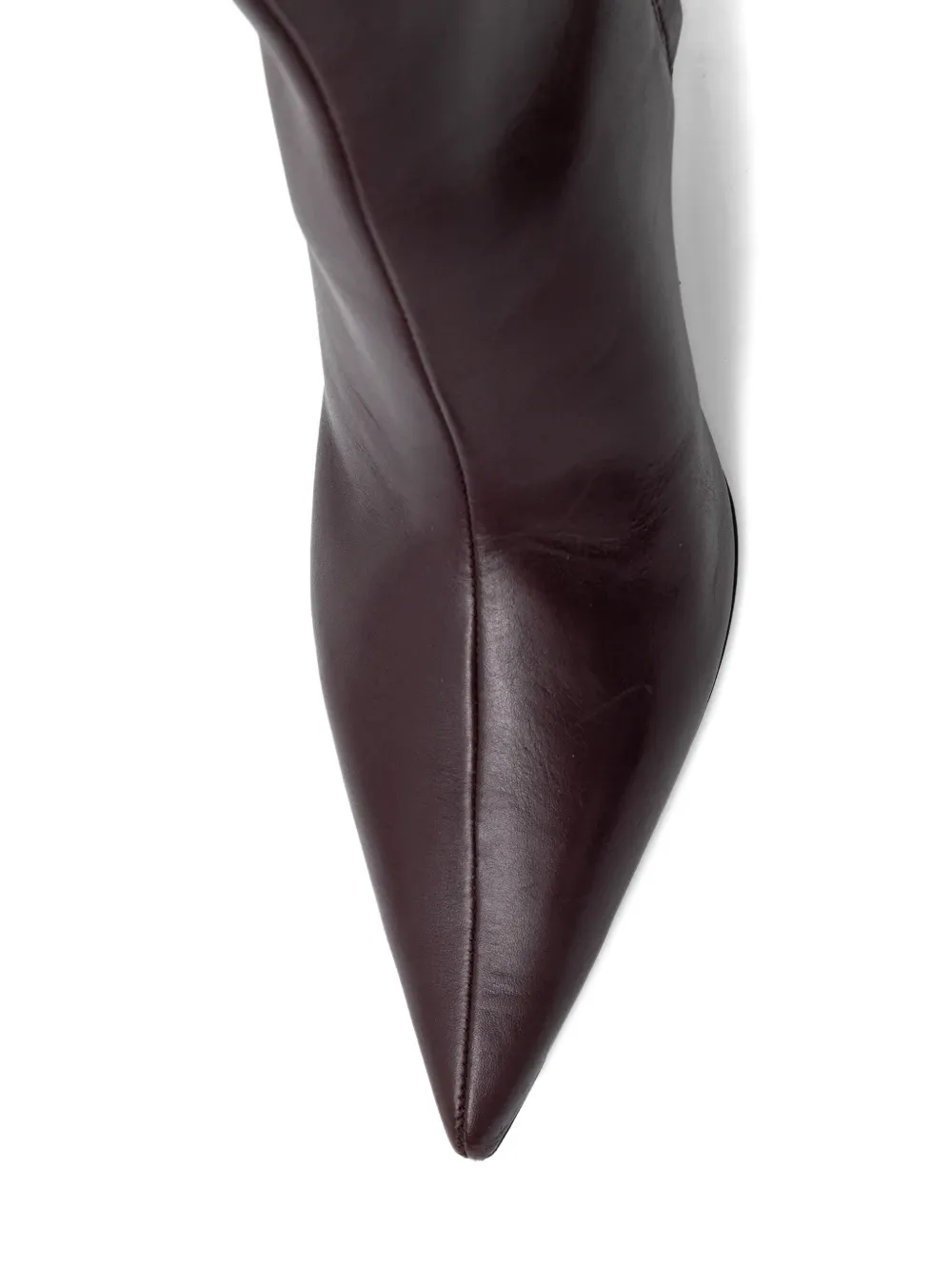 Patrizia Pepe 75mm pointed-toe boots Rood