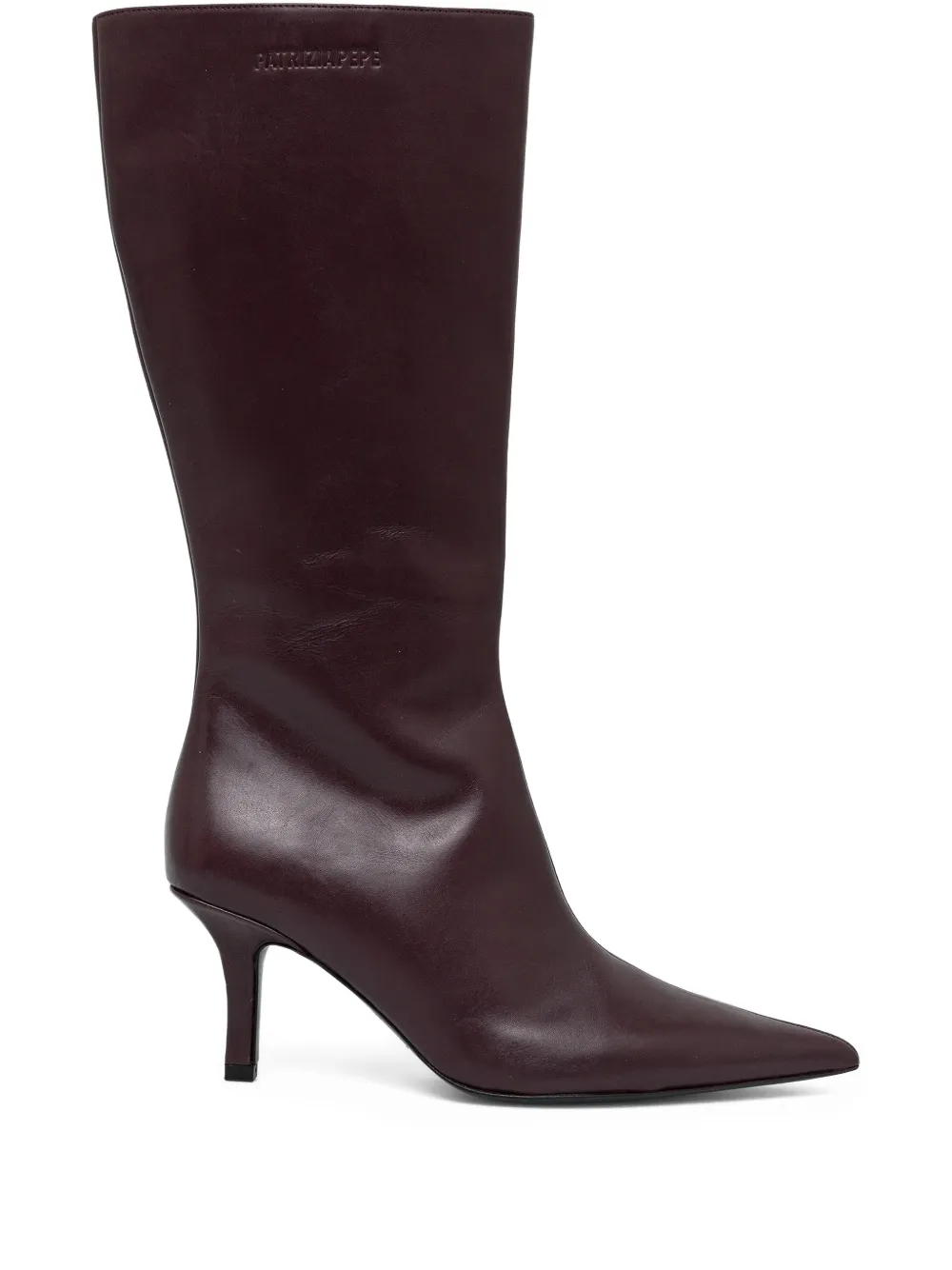 Patrizia Pepe 75mm pointed-toe boots Rood