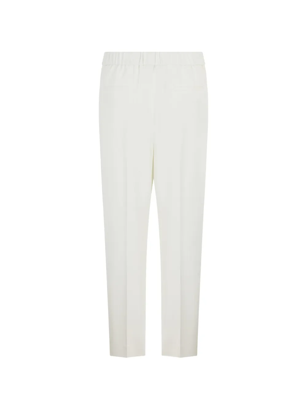 Peserico Broek met elastische tailleband Wit