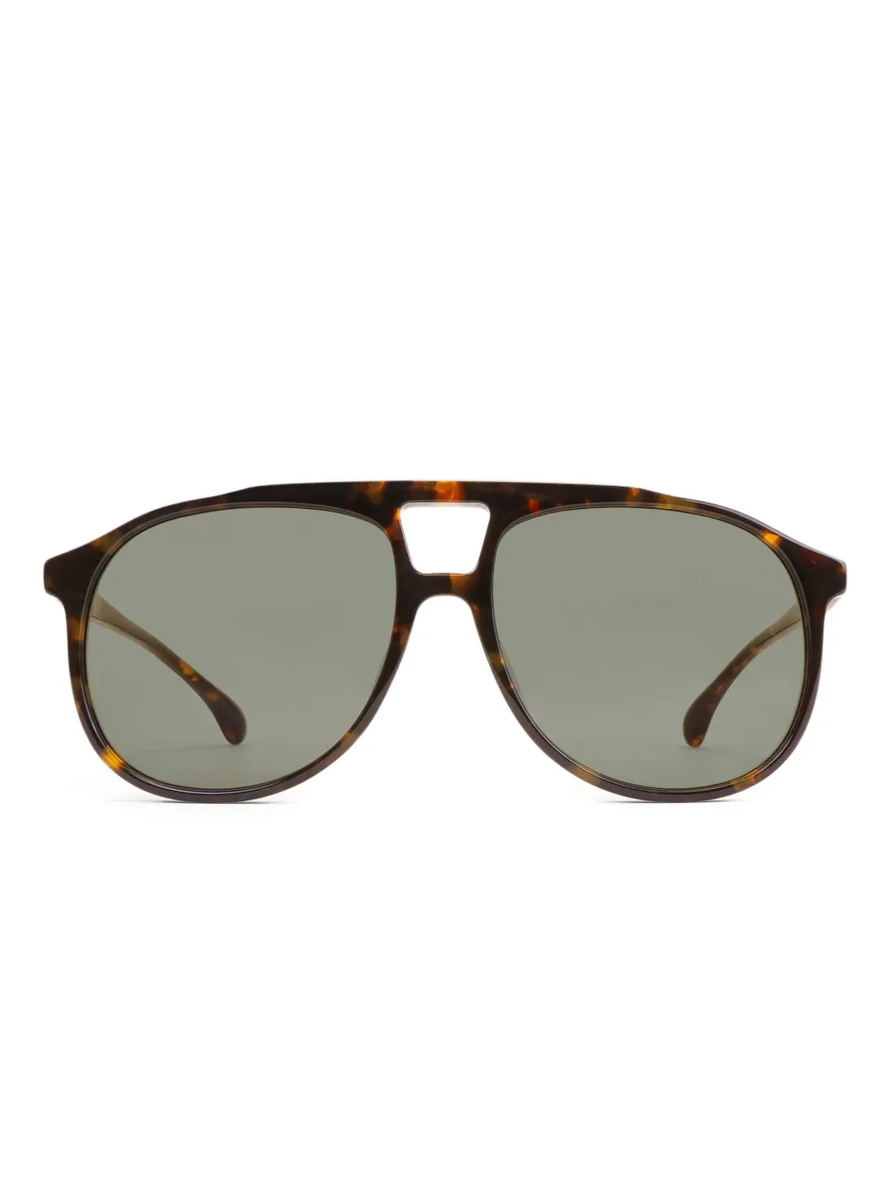 Sporty & Rich tortoiseshell frame sunglasses | Brown | Image 1
