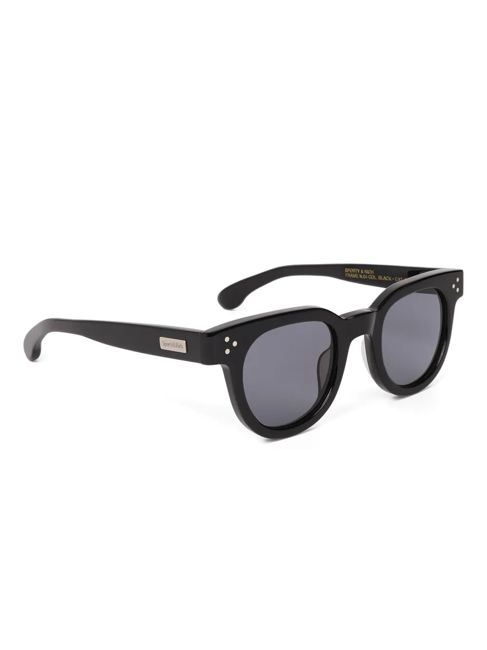 Sporty & Rich round-frame sunglasses - Zwart