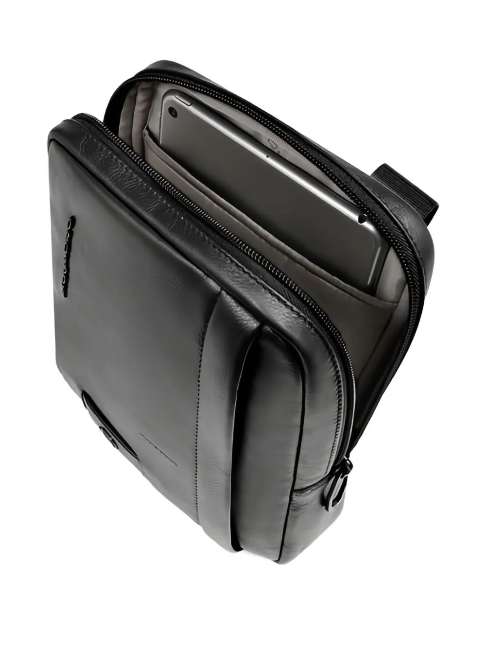 PIQUADRO Crossbodytas met rits Zwart