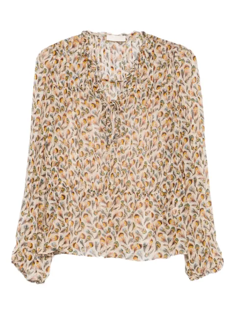 Ulla Johnson ruffled floral-print top