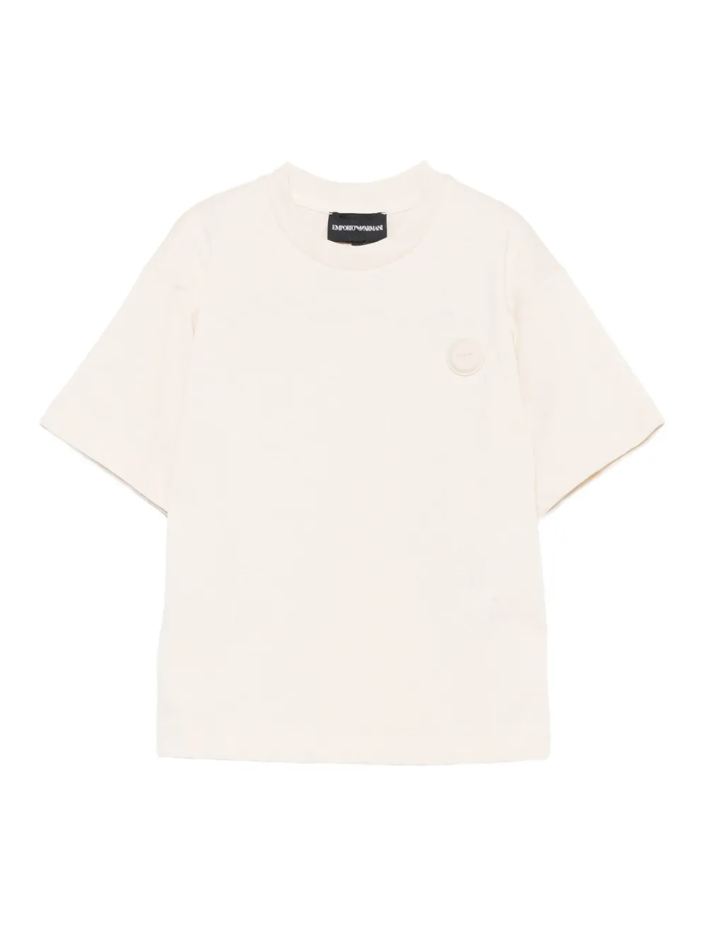 Emporio Armani Kids logo-detail T-shirt | Neutrals | Image 1