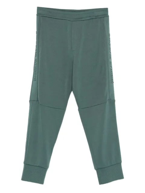 Emporio Armani Kids embossed-logo panelled track pants 