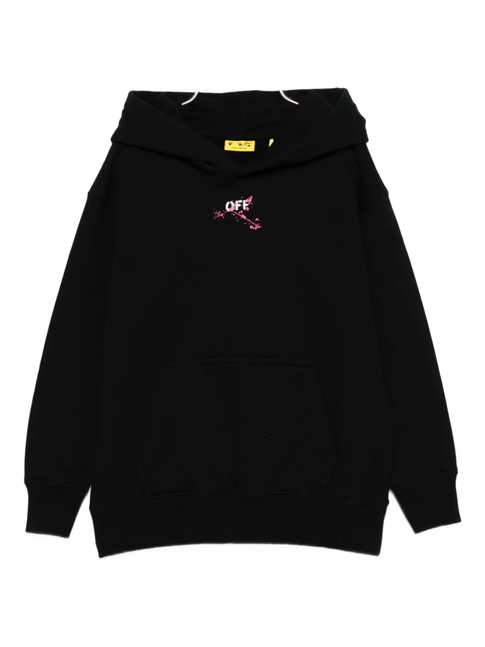 Off-White Kids graphic-print hoodie | Black | Image 1