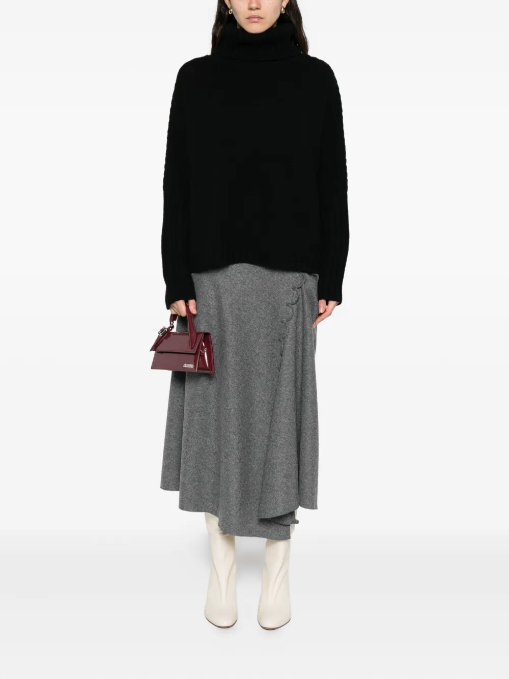 Kristensen Du Nord Turtleneck Sweater In Black