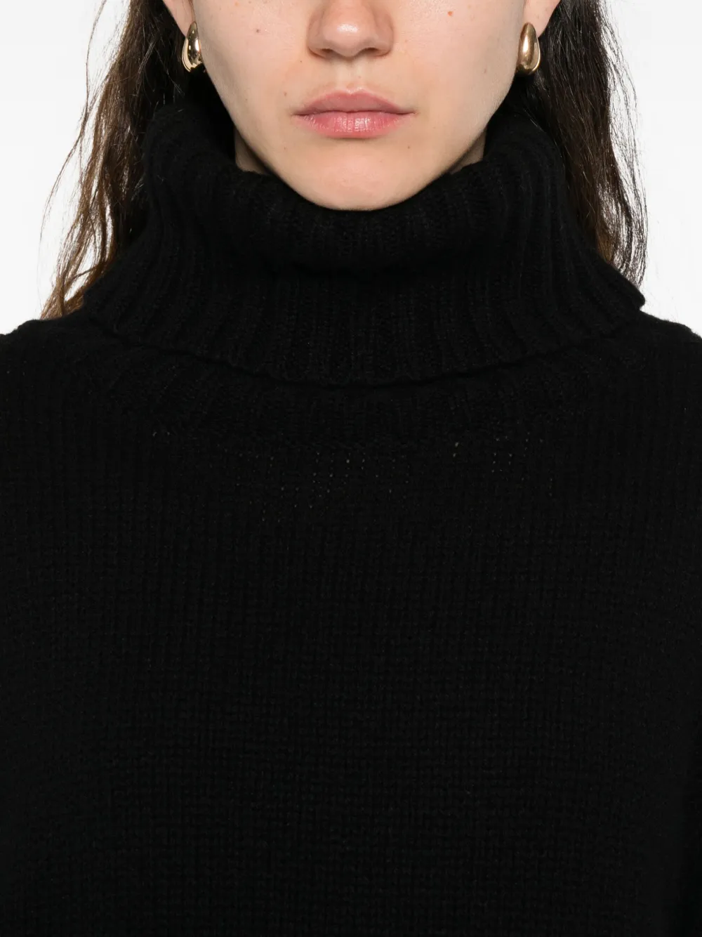 Kristensen Du Nord Turtleneck Sweater In Black
