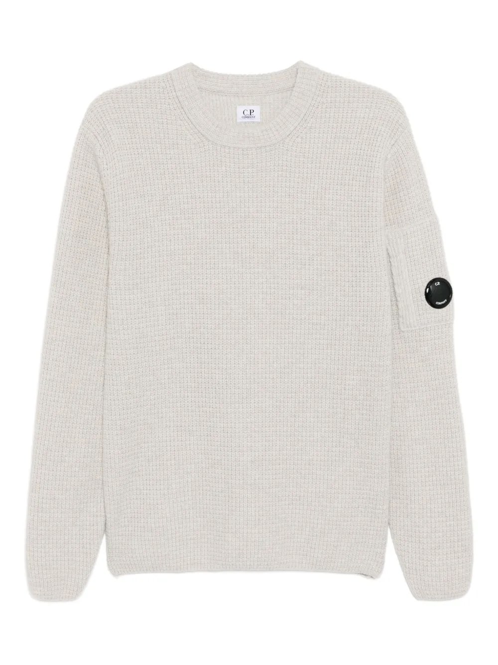 C.P. Company logo-patch jumper | Grey | Image 1