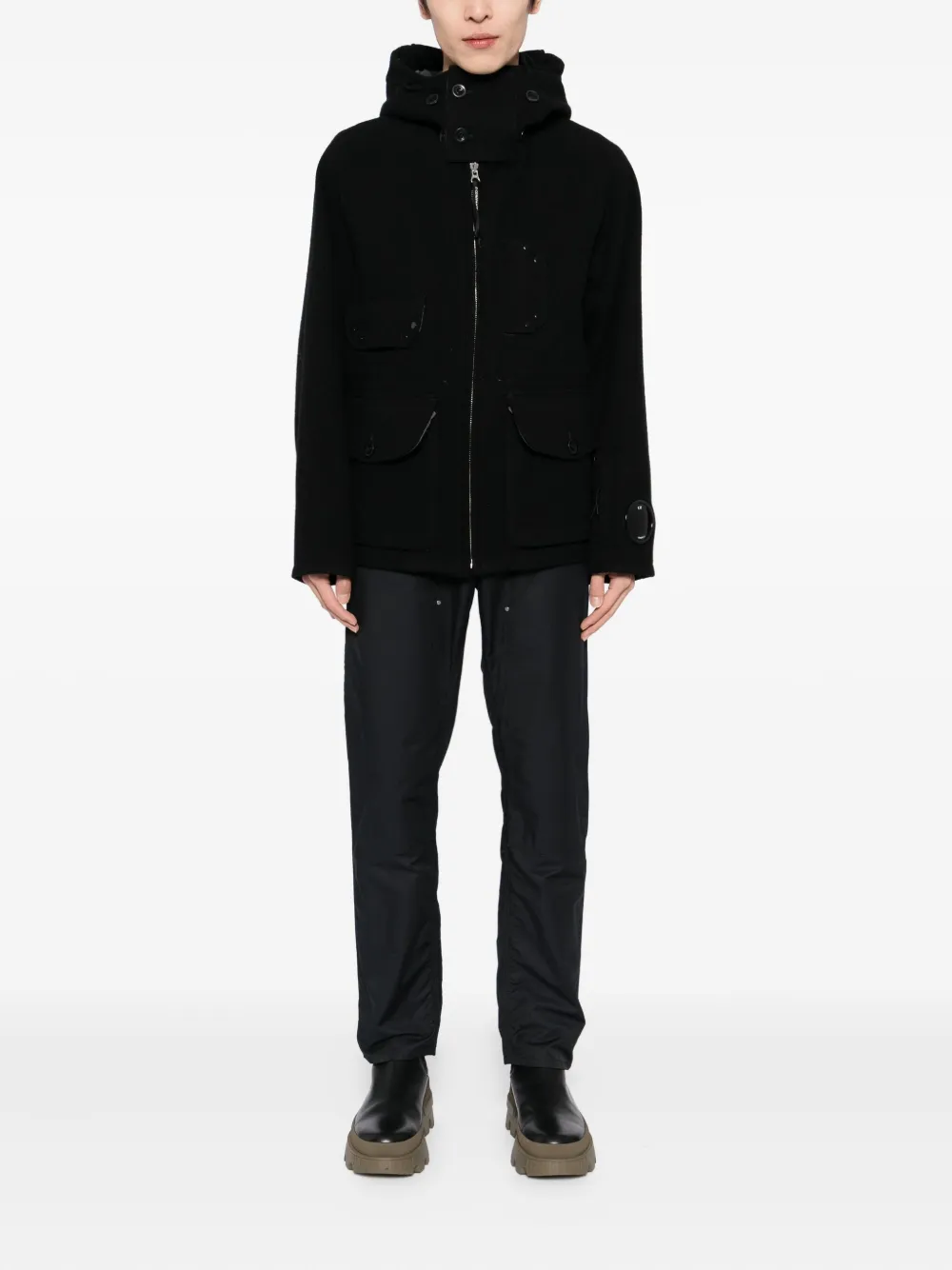 C.P. Company logo-patch jacket | Hooded Jackets | Image 2